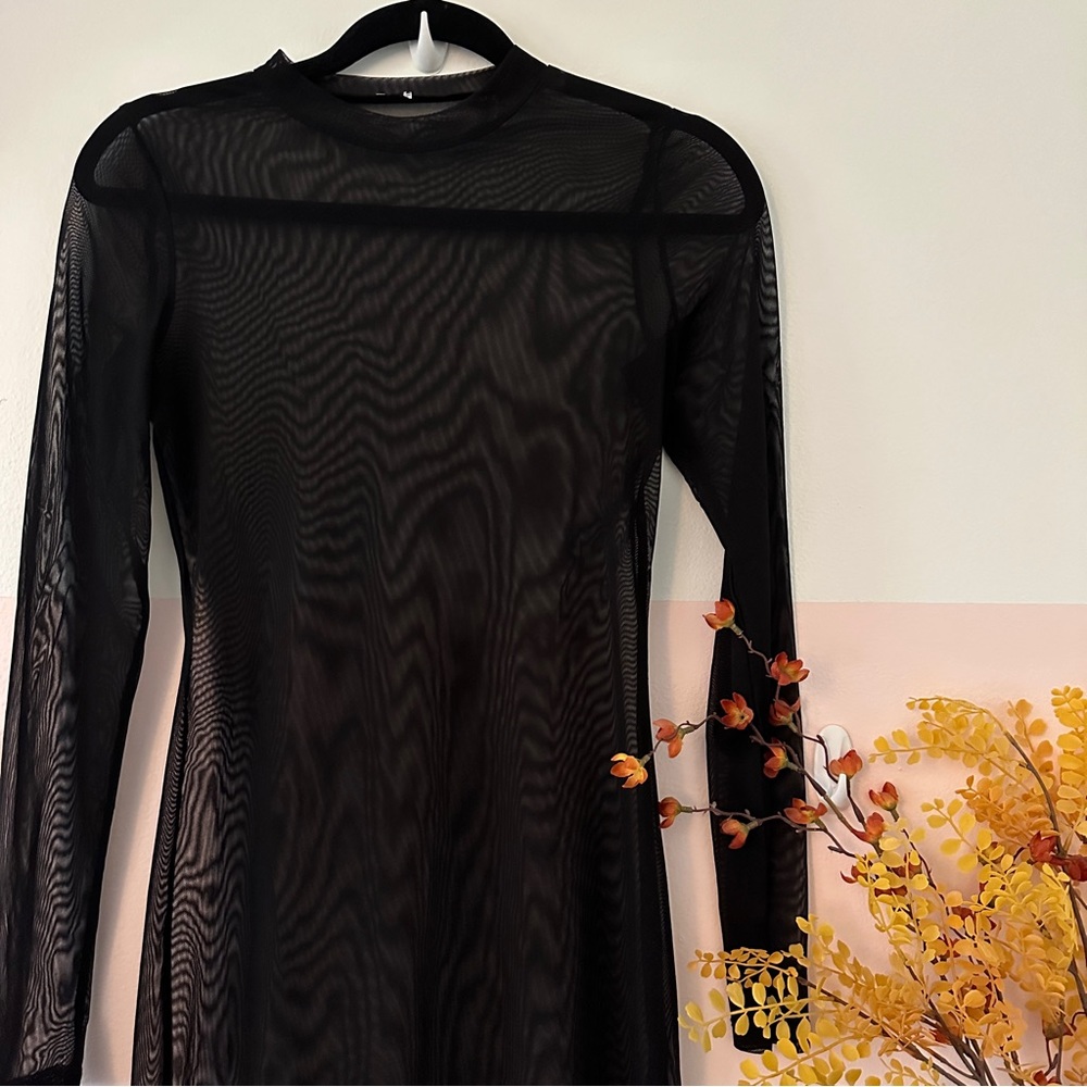 Midi Black Mesh Dress (Eras Tour Outfit)